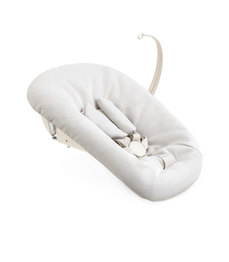 Tripp Trapp® Newborn Set. Vanilla White. With Toy Hanger.